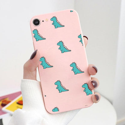 Butterfly Pattern Design Trendy Mobile Phone Case Protective Case For iPhone 7 8 SE 2020 Flower Cartoon Celular Case For iPhone7 8 SE2020 se 2020 se2020 A1778 A1660 A1779 Silicon Matte TPU Cover