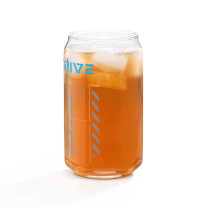 Can-shaped glass