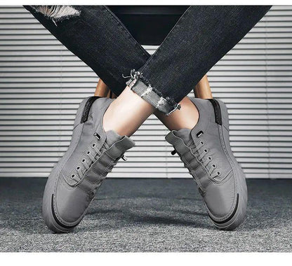 Canvas Men's Comfortable All-match Sneakers Breathable Cloth Casual Sports Flats Men Lightweight Outdoor Walking Sneakers Modern Design