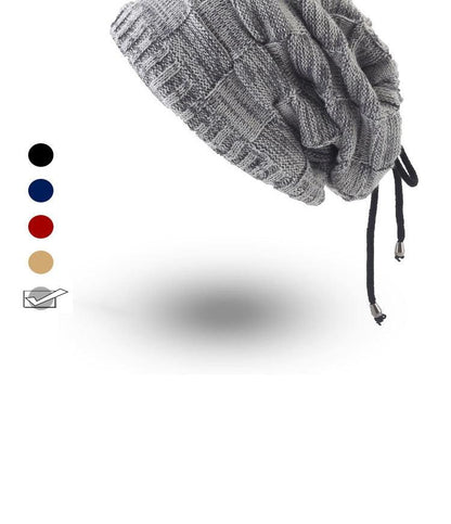 Caps Warmer Bonnet Casual Cap Winter Beanie Hats Hat winter hat Bobble Hat Winter Balaclava Women Bandana Baotou Cap Scarf Warm Thick Beanie Skellies Women Girls Cable Knit Soft Cute Beanie with Ears Detachable Pompom Fur Hat Girls