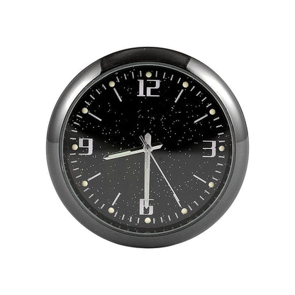 Car Clock Watch Indoor Automobiles Stick-In  Luminous Quartz Analog Watch Universal Pocket Mini Stick-On Clock for Car Boat Bike Home Watch Decoration Accessories