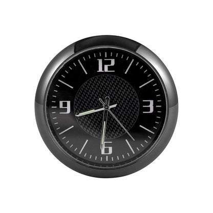 Car Clock Watch Indoor Automobiles Stick-In  Luminous Quartz Analog Watch Universal Pocket Mini Stick-On Clock for Car Boat Bike Home Watch Decoration Accessories