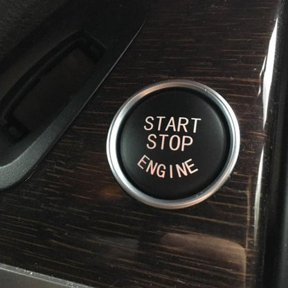 Car Engine Start Button Replace Cover Stop Switch Accessories Start Stop Engine Button Switch Cover Engine Switch Power Ignition Start Stop Button Replacement Car Decor
