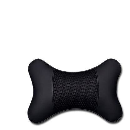 Car Neck Pillows Headrest Relief Filled Fiber Universal Car Pillow Both Side Pu Leather 1pcs Pack Headrest For Car Neck Pillows Both Side Pu Leather Headrest Head Pain Relief Filled Fiber Universal Car Pillow Neck Pillow Softness Car Headrest Pillow