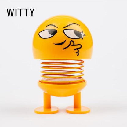 Car Ornaments Bobblehead Nod Dolls Cute Cartoon Funny Wobble Head Robot Lovely Car Dashboard Decoration Auto Facial Expression Shaking Head Toys Car Ornaments Bobblehead Nod Dolls Cute Cartoon Funny Wobble Head Robot Lovely Car Dashboard Decor