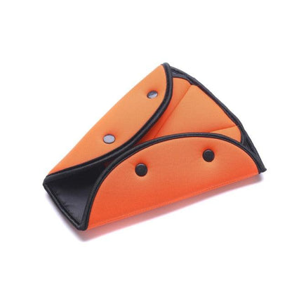 Car Safe Seat Belt Cover Soft Adjustable Children Safety Belt Fixer Triangle Anti-ledge For Child Neck Protection Belts Seat Belt Adjuster and Pillow with Clip for Kids Travel Neck Support Headrest Seatbelt