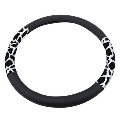 Car Steering Wheel Elastic Long Microfiber Plush Steering Wheel Cover Gearshift Handbrake Cover Protector Decoration Warm Super Thick Plush Collar Soft Car Steering Wheel Cover Decoration Warm Super Thick Plush Collar Soft Black Pink Women Man