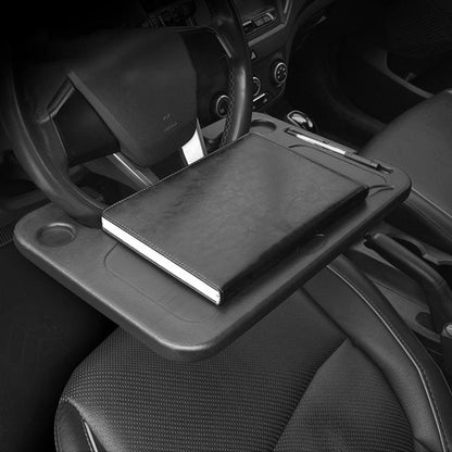 Car Table Steering Wheel Eat Work Cart Drink Food Coffee Goods Auto Steering Wheel Desk Holder Tray Car Laptop Computer Desk Mount Stand Seat Table Back Seat Headrest Tray for Eating Food Drink Writing Laptop Steering Wheel Tray
