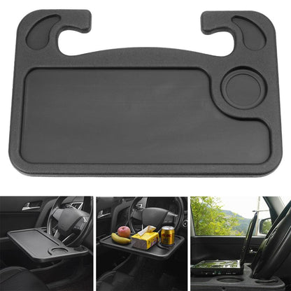 Car Table Steering Wheel Eat Work Cart Drink Food Coffee Goods Auto Steering Wheel Desk Holder Tray Car Laptop Computer Desk Mount Stand Seat Table Back Seat Headrest Tray for Eating Food Drink Writing Laptop Steering Wheel Tray