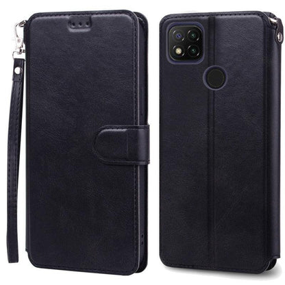 Card Holder Leather Protective Phone Case For Xiaomi Redmi 9C Case Luxury Leather Wallet Phone Case For Xiaomi Redmi 9C NFC Redmi9C 9 C NFC Flip Cover Shell