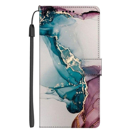 Card Holder PU Leather Wrist Strap Protective Wallet Case Marble Leather Case For Xiaomi Redmi Note 11S 11 Pro 5G Flip Cover Stand Wallet Book Case For Redmi Note11S 11Pro 5G 2022