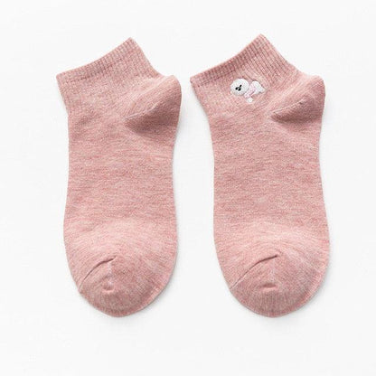 Cartoon Socks Funny Animal Print Kawaii Socks Cute Happy Socks Unisex Crew Socks Cotton Socks Running Walking Climbing Warm Socks For Men And Women