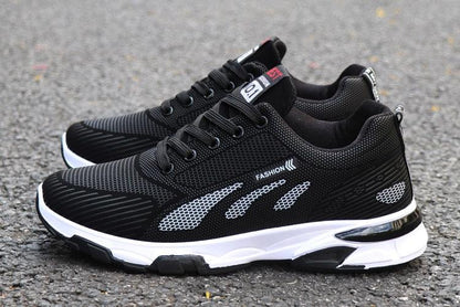 Casual Sneakers Cushioning Outdoor Running Shoes For Men Non-slip Sport Shoes Professional Athletic Training Men Air Trail Mesh Sneakers Walking Cross Training Tennis Sports Sneakers