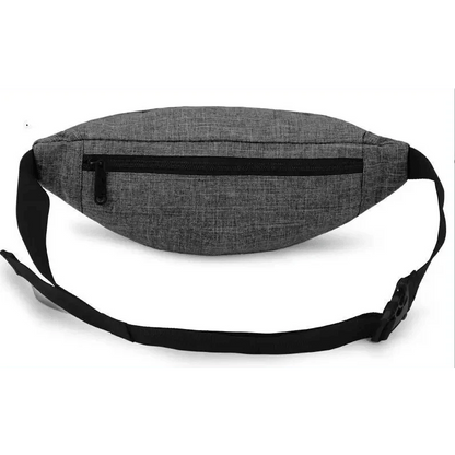 Casual Water Resistant Durable Polyester Small Outdoor Lightweight Crossbody Fanny Pack For Men Cool Sports Waist Bag