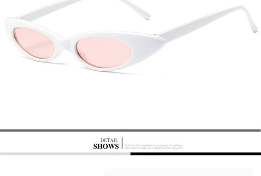 Cat Eye Sunglasses for Women Retro Narrow Pointy Cateye Cat Eye Sunglasses For  Women Vintage Style  Eyewear For Women/Men  oval Sun Glasses For Female