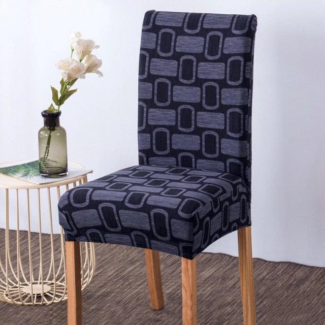 Chair Covers For Dining Room Stretch Spandex Removable Washable Anti-dust Seat Slipcover Multicolor  Chair covers  Chair Covers For Dining Room With Printed Patterns Easy Slip-on Stretchy Dining Room Chair Covers