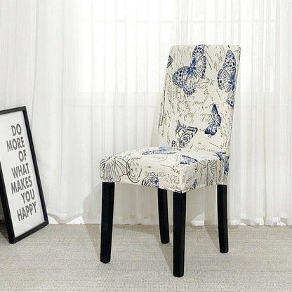 Chair Covers For Dining Room Stretch Spandex Removable Washable Anti-dust Seat Slipcover Multicolor  Chair covers  Chair Covers For Dining Room With Printed Patterns Easy Slip-on Stretchy Dining Room Chair Covers