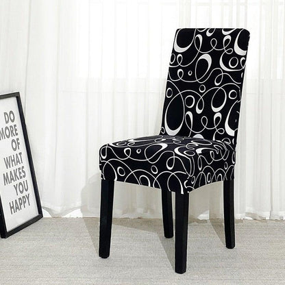 Chair Covers For Dining Room Stretch Spandex Removable Washable Anti-dust Seat Slipcover Multicolor  Chair covers  Chair Covers For Dining Room With Printed Patterns Easy Slip-on Stretchy Dining Room Chair Covers