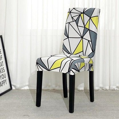 Chair Covers For Dining Room Stretch Spandex Removable Washable Anti-dust Seat Slipcover Multicolor  Chair covers  Chair Covers For Dining Room With Printed Patterns Easy Slip-on Stretchy Dining Room Chair Covers