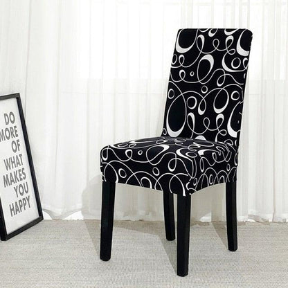 Chair Covers For Dining Room Stretch Spandex Removable Washable Anti-dust Seat Slipcover Multicolor  Chair covers  Chair Covers For Dining Room With Printed Patterns Easy Slip-on Stretchy Dining Room Chair Covers