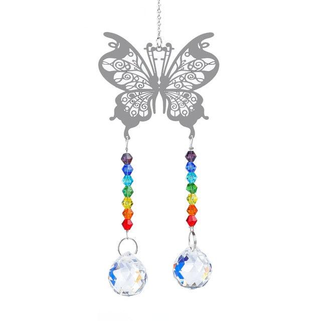 Chandelier Crystals Ball Prism Pendant Maker Sun Catcher Crystal Rainbow Maker Drops Hang for Window Home Decor Car Charms Hanging  Wind Chimes Hanging Ornament Garden Decor