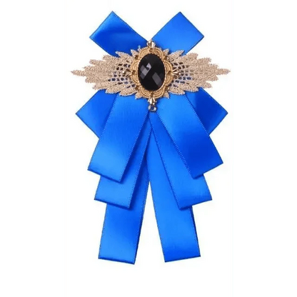 Charming  Butterfly Ladies Bowtie Casual Solid Color Rhinestone Brooch Bowties For Women Fashionable Wedding  Bowtie