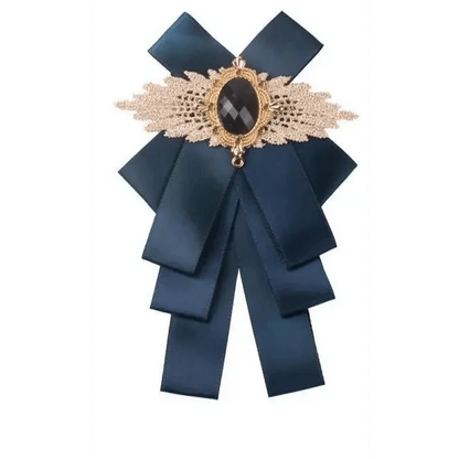 Charming  Butterfly Ladies Bowtie Casual Solid Color Rhinestone Brooch Bowties For Women Fashionable Wedding  Bowtie