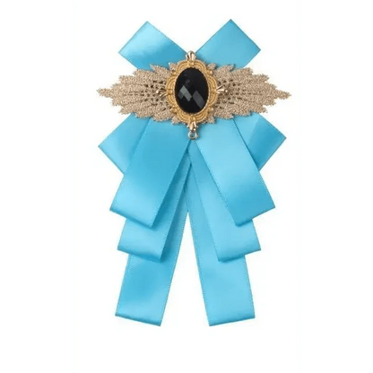 Charming  Butterfly Ladies Bowtie Casual Solid Color Rhinestone Brooch Bowties For Women Fashionable Wedding  Bowtie