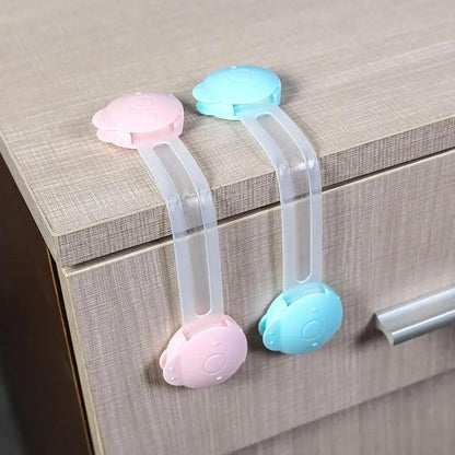 Child Safety Cabinet Lock Baby Proof Security Protector Drawer Door Cabinet Lock Plastic Protection Kids Safety Door Lock