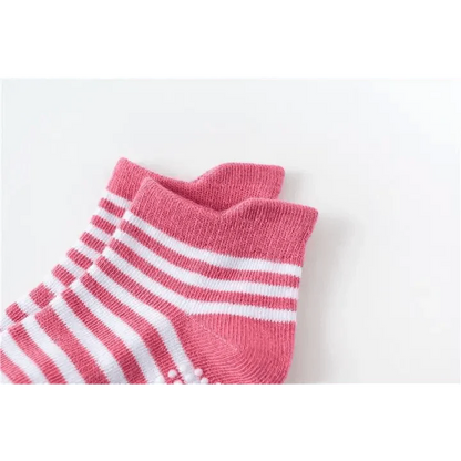 Children Cotton  6 Pairs/Set Anti-slip Socks For Boys Girl Rubber Kid Floor Sock With Grips For 0 To 6 Years Kids