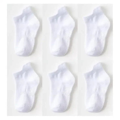 Children Cotton  6 Pairs/Set Anti-slip Socks For Boys Girl Rubber Kid Floor Sock With Grips For 0 To 6 Years Kids