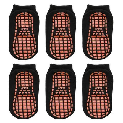 Children Cotton  6 Pairs/Set Anti-slip Socks For Boys Girl Rubber Kid Floor Sock With Grips For 0 To 6 Years Kids