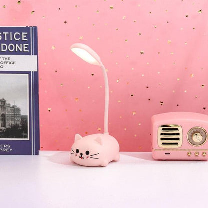 Children Desk Lamp LED Bedside Table Lamp Flexo Balance Light Gooseneck Drawing Iluminaria For Study Badroom Decor Cute Bear Cute Study Lamps for Bedroom Décor