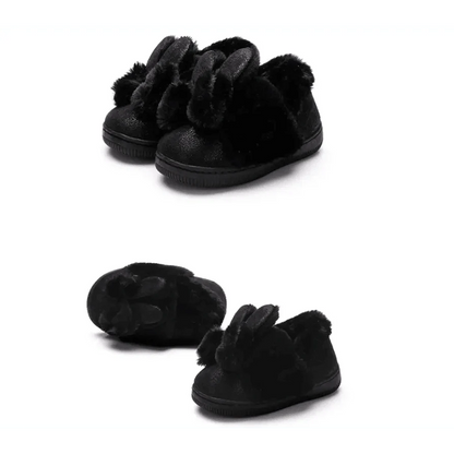 Children's cotton slipper bag heel warm and non slip baby home shoes men's and women's cotton shoes