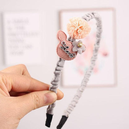 Children's Headdress Hair Hoop Hand-Woven Flower Headband Korean Exquisite Little Princess Head Flower Pupil Hair Gorgeous Hair Accessories For Women