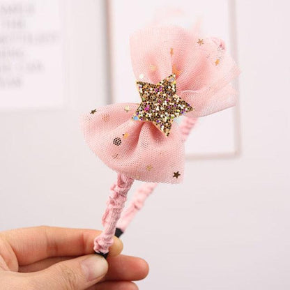 Children's Headdress Hair Hoop Hand-Woven Flower Headband Korean Exquisite Little Princess Head Flower Pupil Hair Gorgeous Hair Accessories For Women