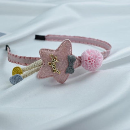 Children's Headdress Hair Hoop Hand-Woven Flower Headband Korean Exquisite Little Princess Head Flower Pupil Hair Gorgeous Hair Accessories For Women