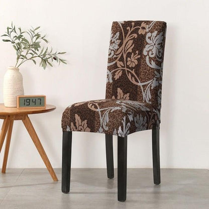 Christmas Chair Cover Stretch Seat Case Spandex Chair Covers Elastic for Kitchen Dining Room Chair Banquet Slipcovers Persons Chair Cover for Christmas Kitchen Decoration Restaurant Holiday Festival Party
