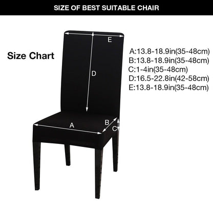 Christmas Chair Cover Stretch Seat Case Spandex Chair Covers Elastic for Kitchen Dining Room Chair Banquet Slipcovers Persons Chair Cover for Christmas Kitchen Decoration Restaurant Holiday Festival Party