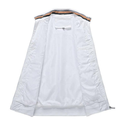 Classic Fashion Men’s Windbreaker Jackets Casual Jacket Men Outdoor Sports Spring Autumn Solid Color Jacket Stylish Jackets Men Jacket Lightweight Casual Slim Fit Jacket