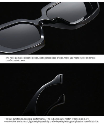Classic Frames Style New Vintage Fashion Square Sunglasses For Men & Women Famous Luxury Design Big Frame Gradient SunGlasses For Female