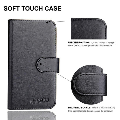 Classic iPhone 5 5S SE 5C Case Flip Leather Phone Cover For iPhone 6 6S PLUS 7 8 X Shockproof Stand Cases Wallet Extra Thin Leather Case Compatible with iPhone