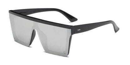 Classic Male Big Black Sunglasses For Men & Women New Fashionable Design New Mirror Pink Square  Oversize Square Sunglasses for Women Men