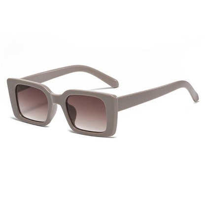 Classic New Rectangle Shape Sunglasses For Women Rectangle Sunglasses for Women 90’s Vintage Shades Square Thick Frame Glasses Luxury Design New Small Square  Eyewear Decent Shades