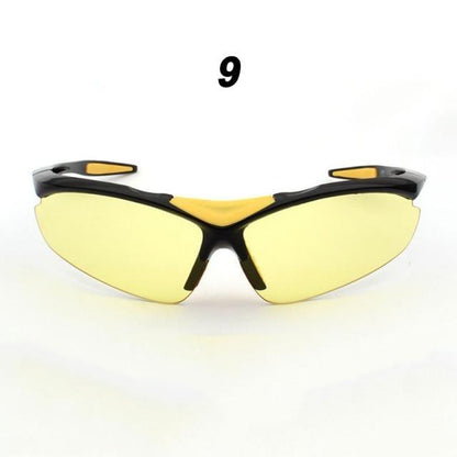 Classic Sports Bike Shape Glasses With Outdoor Windshield Bicycle Glasses New Stylish Cycling Sunglasses With Windproof New Light & Multicolor Sunglasses For Men & Women