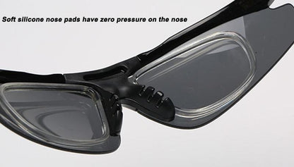Classic Sports Bike Shape Glasses With Outdoor Windshield Bicycle Glasses New Stylish Cycling Sunglasses With Windproof New Light & Multicolor Sunglasses For Men & Women