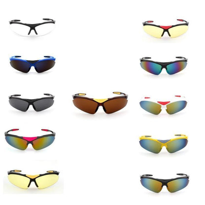 Classic Sports Bike Shape Glasses With Outdoor Windshield Bicycle Glasses New Stylish Cycling Sunglasses With Windproof New Light & Multicolor Sunglasses For Men & Women