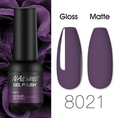 Colorful Glossy Gel Nail Polish 8ml Modern Permanent UV LED Nails Gel Luxury Fashion For Women and Girls Shine Design