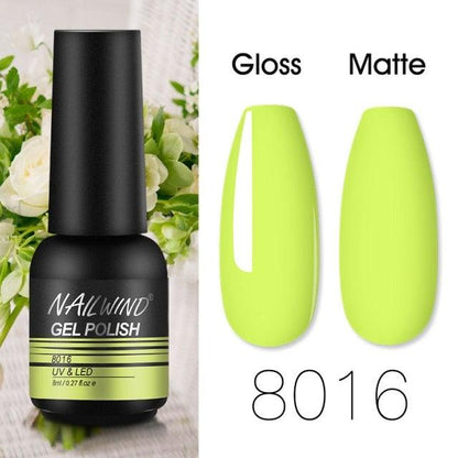 Colorful Glossy Gel Nail Polish 8ml Modern Permanent UV LED Nails Gel Luxury Fashion For Women and Girls Shine Design