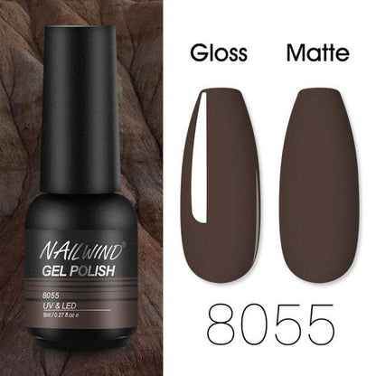 Colorful Glossy Gel Nail Polish 8ml Modern Permanent UV LED Nails Gel Luxury Fashion For Women and Girls Shine Design
